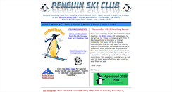 Desktop Screenshot of penguinskiclub.com
